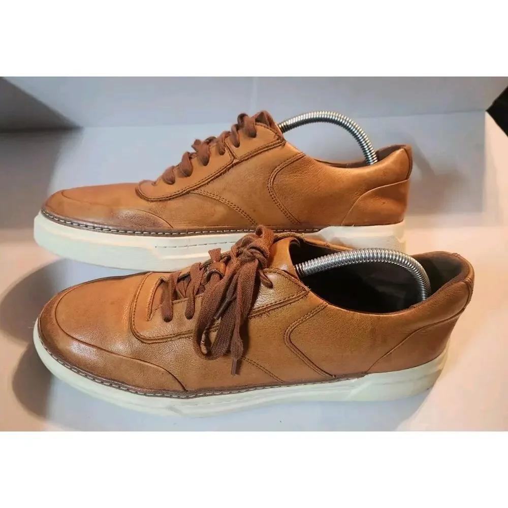 ALLEN EDMONDS BURKE Casual Men's Lace-Up Sneakers Size 10 D.